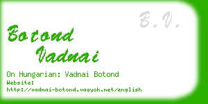 botond vadnai business card
